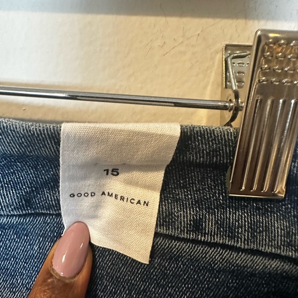 Good American  Plus Size Good Waist Crop High Rise Jeans - Picture 6 of 8